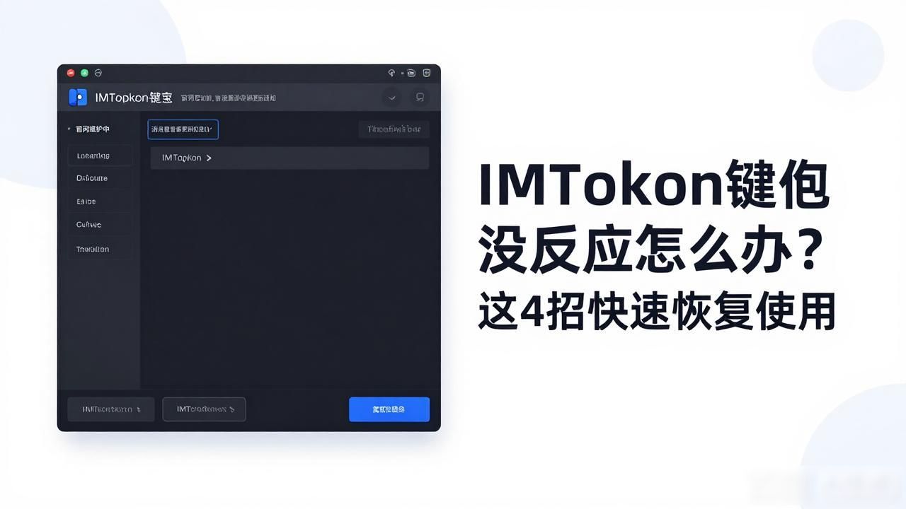 imtoken钱包怎么没有反应_网络不稳定IMToken钱包卡顿_IMToken钱包卡住解决方法